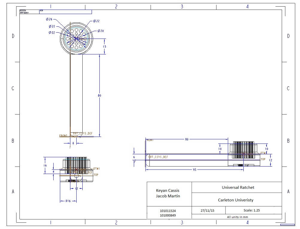 Universal Ratchet 2D